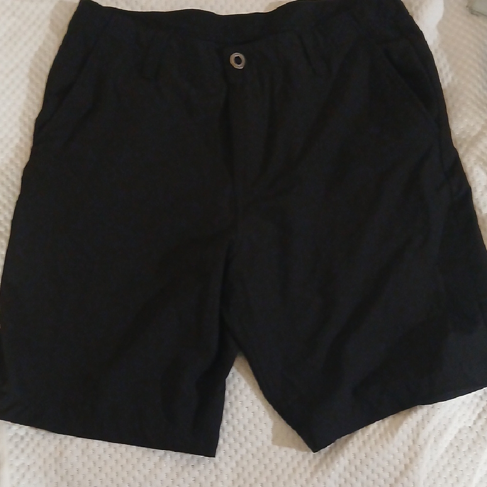 Volcom Men's Black Flat Front Shorts
